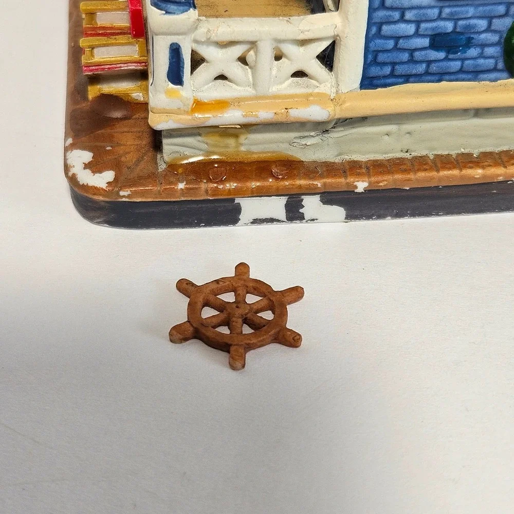 Lemax Plymouth Corners Hanson & Sons Sailmakers Lighted Building 2006 65383